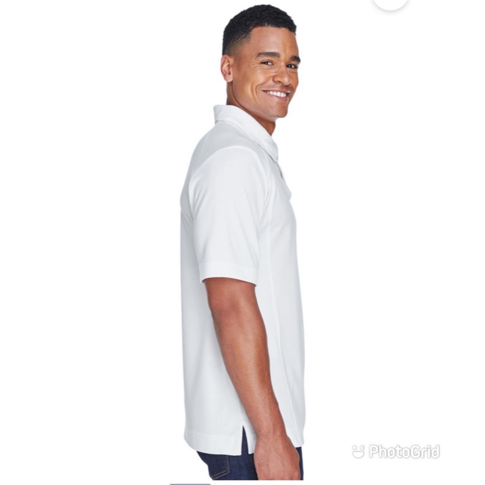 North End Mens Sport Red Performance  Polo Shirt
